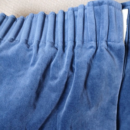Vintage cotton velvet curtains - vintage,