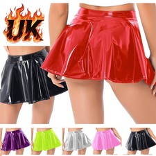 UK Women PVC Leather Wet Look