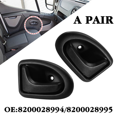 Black interior door handle for - black,