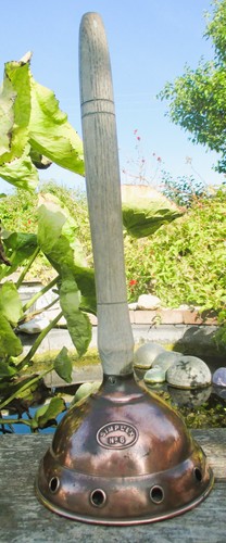 Vintage copper washing dolly - copper,