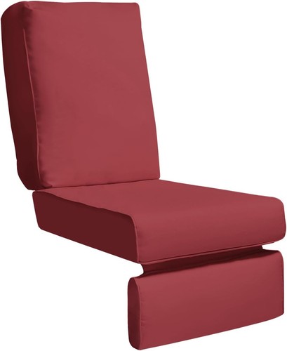 Red outdoor recliner - red,