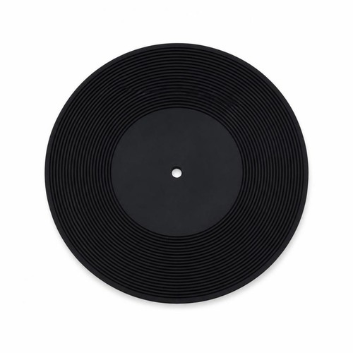 Turntable mat with vinyl - mat,
