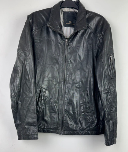 Real leather cafe racer biker - leather,