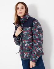 BRAND NEW*TAGS*PACKAGED* JOULES ELBERRY PADDED JACKET COAT NAVY FLORAL 20 RP£109