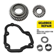 Gear 5th Gear Upgrade Repair Kit 0.62 Ratio 23/37 Teeth For VW T4 02B Gearbox