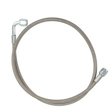 .48 Turbo Oil Feed Line 4AN 90 Degree Stainless Steel Braided Oil Feed Tube Pipe