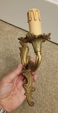 Victorian Brass Wall Light