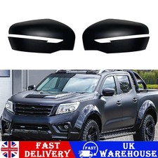 For Nissan Navara D23 NP300 2015-2021 Matt Black Door Wing Rearview Mirror Cover