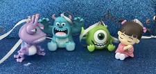 SET OF MONSTER INC CHRISTMAS TREE DECORATIONS
