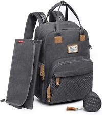 RUVALINO Diaper Bag Backpack Multifunction Travel Pack Maternity Baby Changing