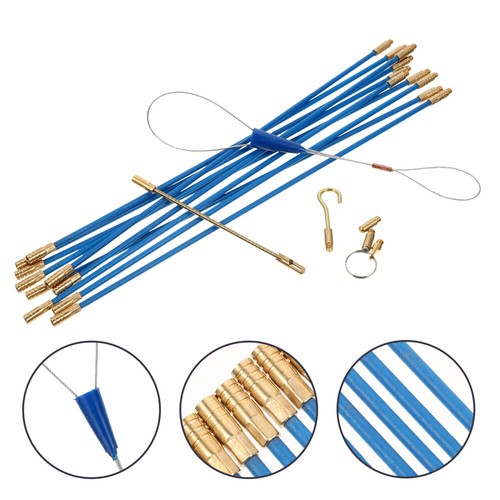 Wall cable set fish tape - wall,