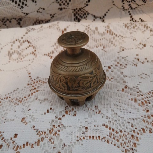Vintage brass small tibetan - small,