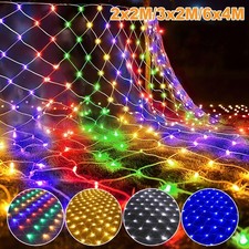 Christmas Net Curtain Lights