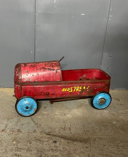 Vintage triang pedal car - vintage,