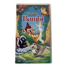 Disney Bambi VHS Video