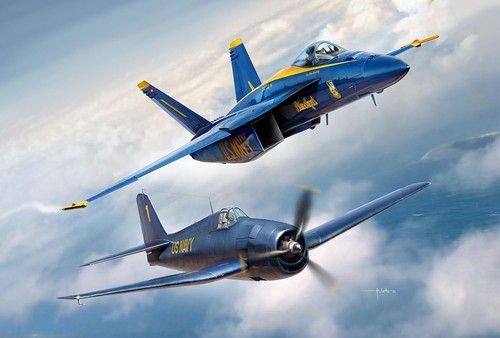 Revell scale blue angels - revell,