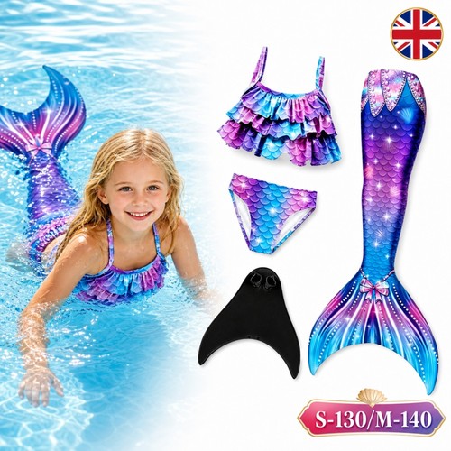 Kids mermaid tail with monofin - kids,