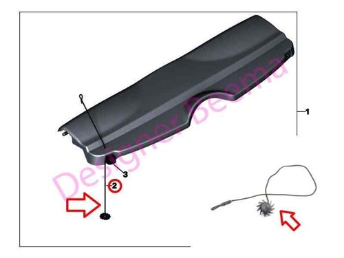 Mini f56 rear parcel shelf - f56,