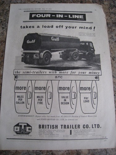Four line gulf semi trailer - gulf, semi-trailer