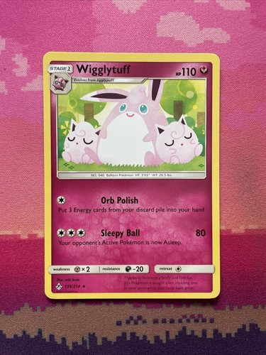 Pokemon card wigglytuff - card,