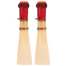 Bassoon Reed Instrument Accessory 2Pcs Bassoon Reeds for w/Transparent Storage T
