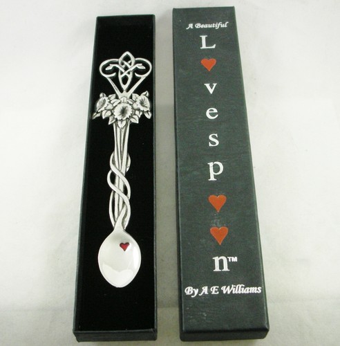 Lovespoon solid english - lovespoon, pewter
