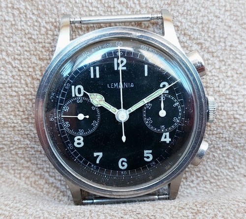 Chronograph lemania 15tl 1943 - chronograph,