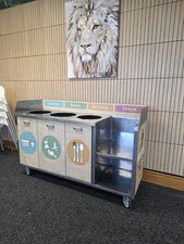 Commercial Catering Clearing Trolley | Stainless Steel Waste Recycling Station |