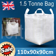 FIBC NEW BULK BAGS BUILDERS GARDEN WASTE 1.5 TONNE TON JUMBO BAGS STORAGE SACK