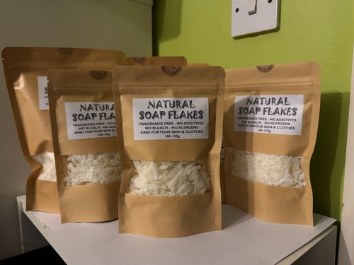 Natural soap flakes 100g - soap,