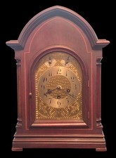 Antique Junghans Westminster Chimes Mantel Clock Germany LARGE AND BEAUTIFUL!