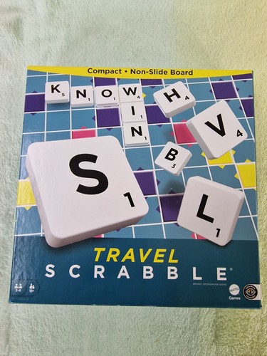 Mattel games scrabble travel - mattel,
