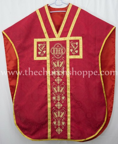 Red chasuble philip - red,