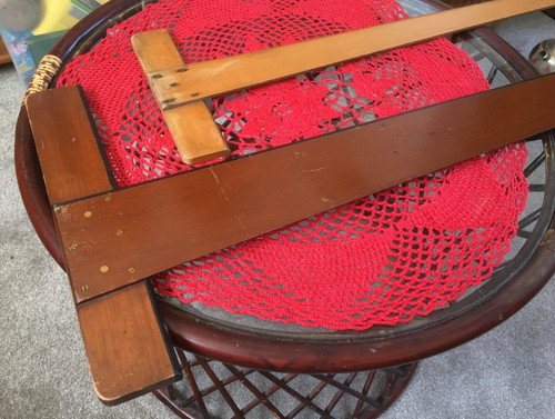 Vintage pair wooden rulers - vintage,