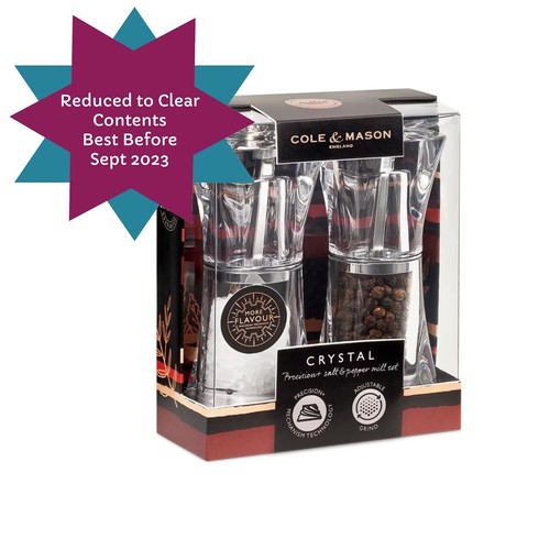 Clearance salt pepper mill set - clearance,