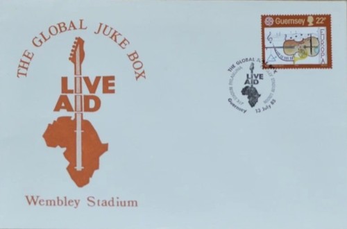 Vintage live aid stamped - vintage,