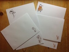 Mr Badger letter writing paper & envelopes stationery - Fun & cute set