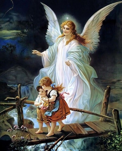 Jesus christ guardian angel - christ,