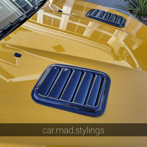 Universal bonnet vents black - universal,