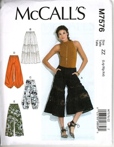 Mccall m7576 misses to xxl - mccall's,