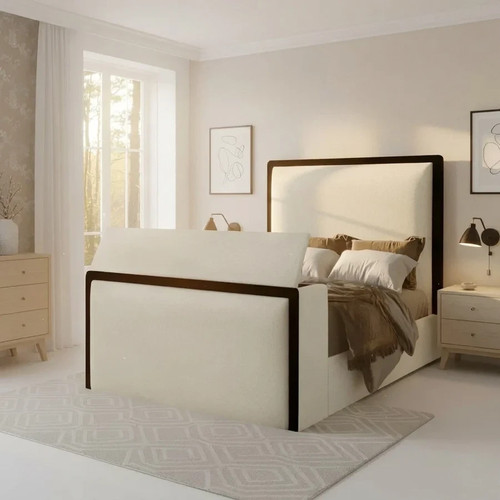 Eva upholstered bed frame - eva,