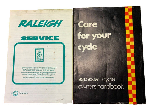 Raleigh cycle owner handbook - cycle,