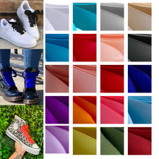 Coloured Satin Ribbon Flat Silky Shoe laces for Trainer Sneaker Shoe Boot laces