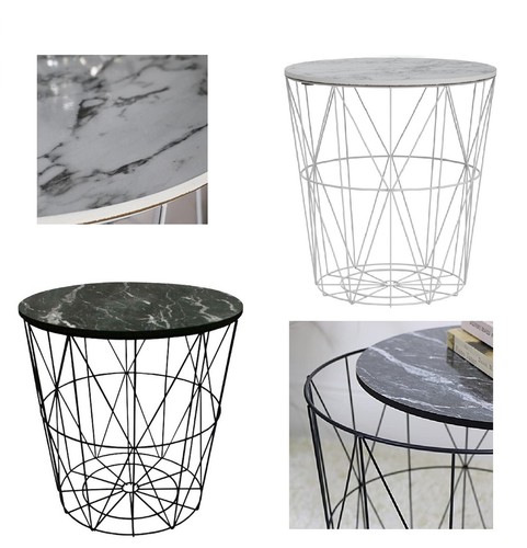 Wire side table - wire, metal