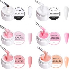 Builder Gel Set - Nail Extension Kit with 6 Colors for 1.33 ml (Pack of 6) 