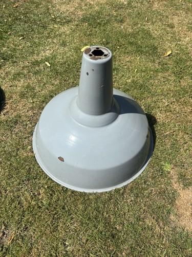 Vintage industrial grey enamel - vintage,
