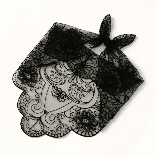 Boho scarf lace triangle - scarf,