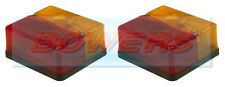 2 x 9089 P0669 BRITAX SQUARE REAR COMBINATION LIGHTS LAMPS IVOR WILLIAMS TRAILER