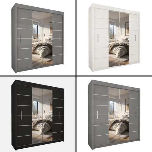 Oslo high gloss - high, sliding