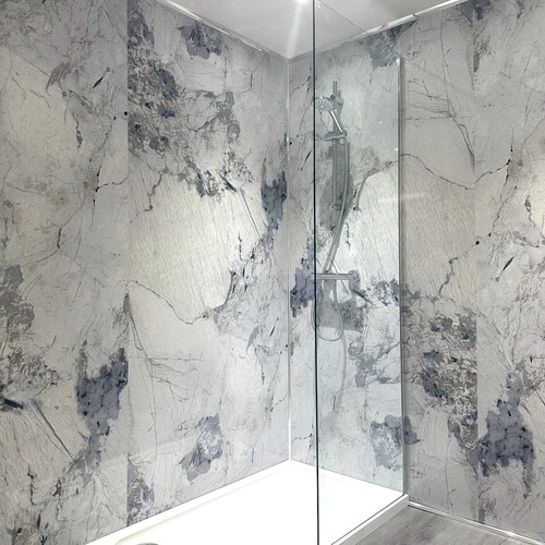 Blue mystic marble 1000mm - blue,